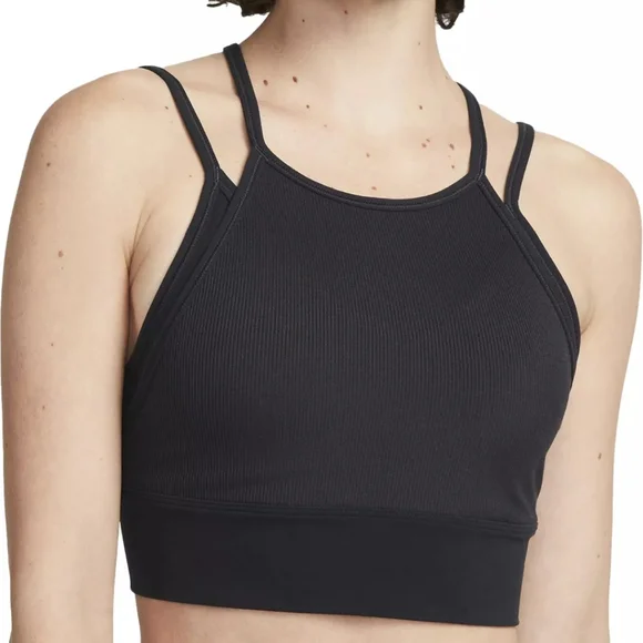 Nike indy black strappy light support bra - Picture 1 of 3
